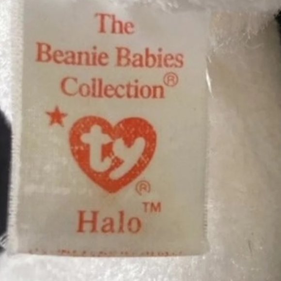 REDUCED! RETIRED Coveted Rare 1998 Halo Angel Bear Beanie Baby-Collectble! - Picture 4 of 4